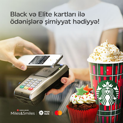 “Black” və “Elite” kartları ilə “Starbucks”dan hədiyyə qazanın!